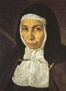 Diego Velazquez Mother Jeronima de la Fuente (detail) (df01) oil painting reproduction